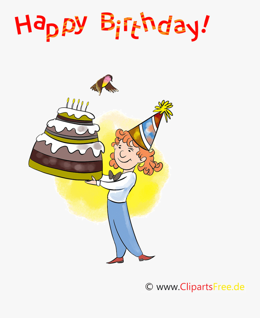 Geburtstag Animation Gratis Clip Art Funny Birthday - Birthday, Transparent Clipart