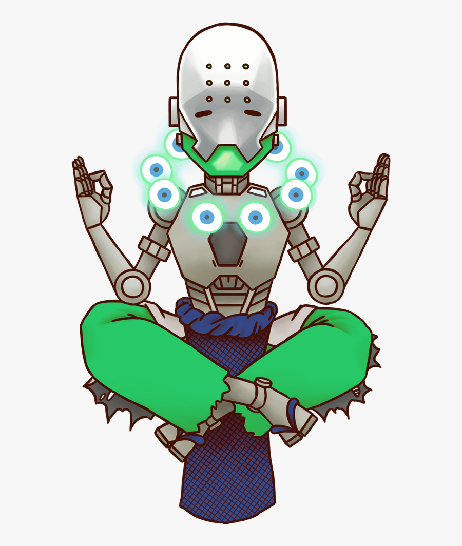 Get Tranquil, Bitches Doodled A Lil Zen, With A Bonus - Cartoon, Transparent Clipart