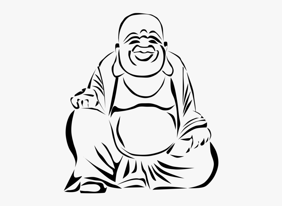 Emotion,art,monochrome Photography - You Need To Let That Shit Go Buddha Pic, Transparent Clipart