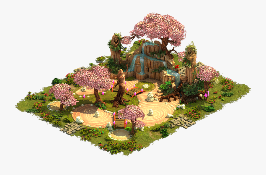 Elvenar Rock Zen Transprent - Zen Garden Png, Transparent Clipart