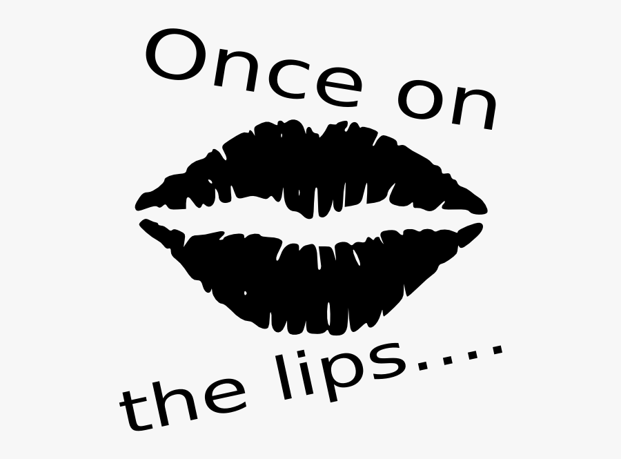 Lips Clipart Black And White - Lips Clip Art, Transparent Clipart