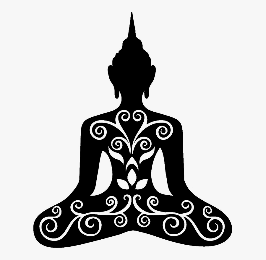 Buddhism Buddhist Meditation Wall Decal Zen - Buddha Yoga Silhouette, Transparent Clipart