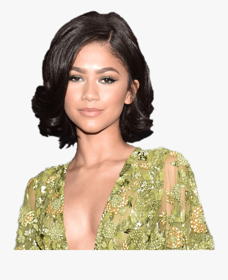 Download - Zendaya Clipart - Bob Zendaya Short Hair, Transparent Clipart