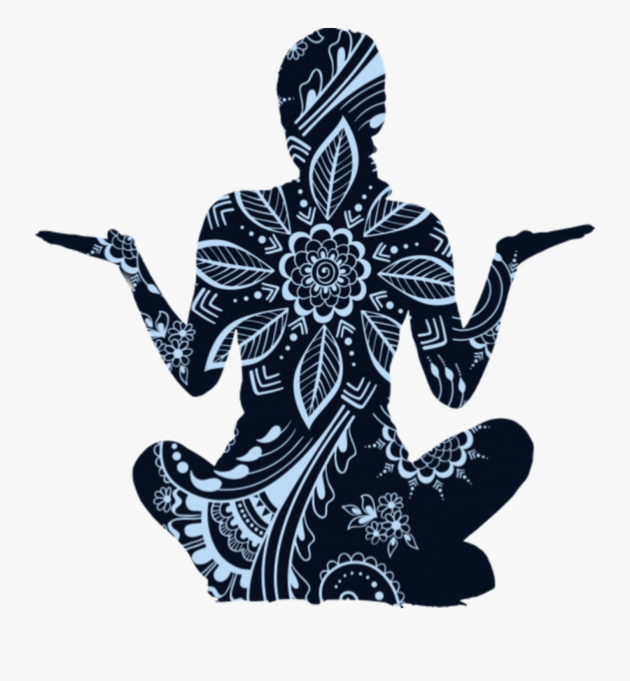 #yoga #zen #namaste #meditation #bandha #art #outline - Yoga, Transparent Clipart