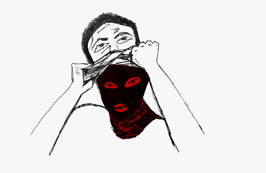 Removing Identity As Face Mask - Illustration, Transparent Clipart