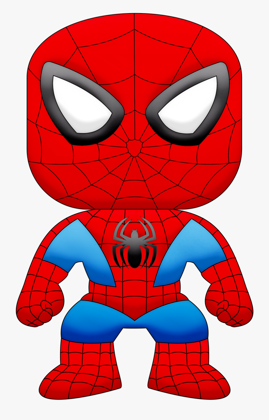 Transparent Spiderman Mask Clipart - Clip Art Of Spiderman, Transparent Clipart