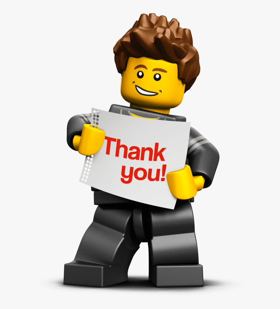 Lego Thank You Png - Thank You Con Legos, Transparent Clipart