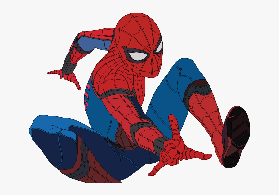 Collection Of Free Drawing Spiderman Homecoming Download - Spiderman Cartoon Homecoming Clip Art, Transparent Clipart