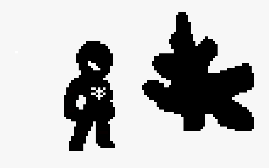 Spiderman With Simbeote - Spiderman Venom Pixel Art, Transparent Clipart