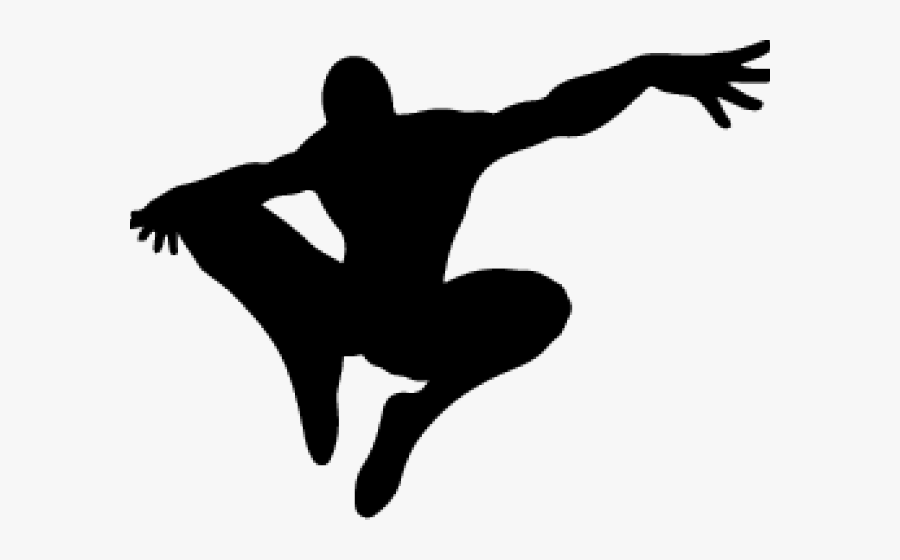 Spider-man Cliparts Silhouette - Spider Man Shattered Dimensions Png, Transparent Clipart