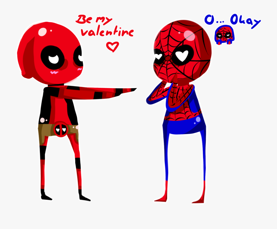 Spiderman Clipart Valentine - Spiderman Valentine, Transparent Clipart