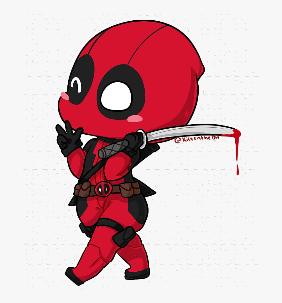 Deadpool Daredevil Spider-man Youtube Drawing Chibi - Chibi Spiderman And Deadpool, Transparent Clipart