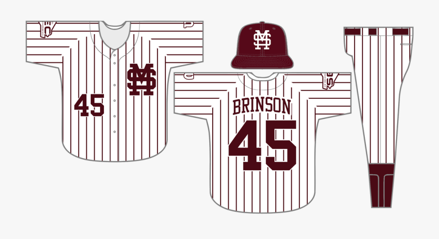 mississippi state pinstripe baseball jersey