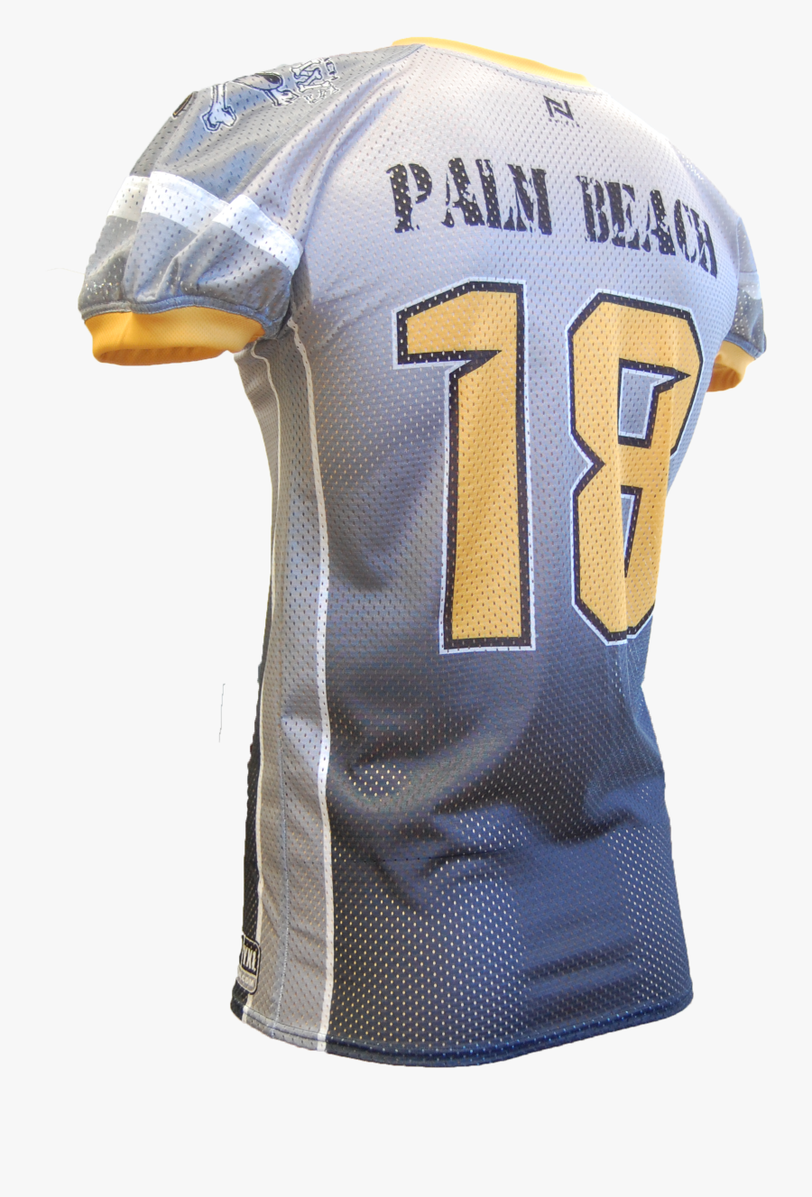 Sublimate Football Jersey Back - Sports Jersey, Transparent Clipart