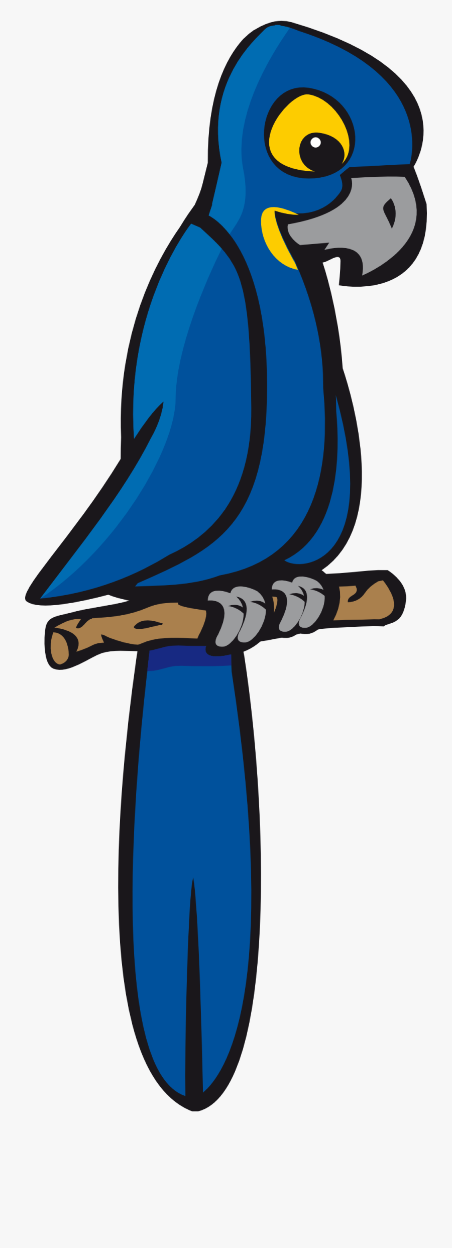 Blue Macaw Clipart By Luchapress - Tropical Rainforest Biomes Cartoon, Transparent Clipart