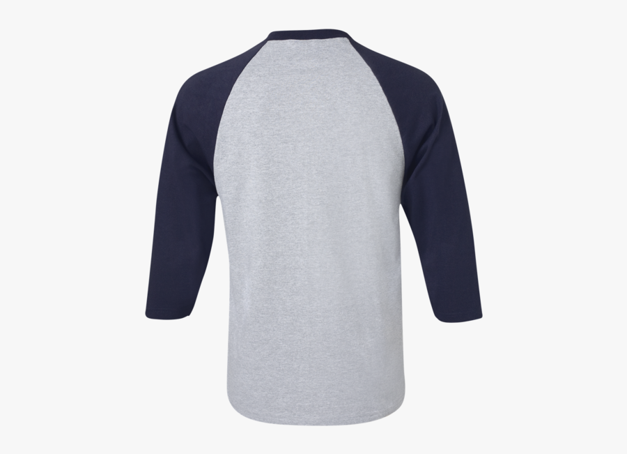 Shirt Clipart Long Sleeve Shirt - Blank Baseball Shirt Back, Transparent Clipart