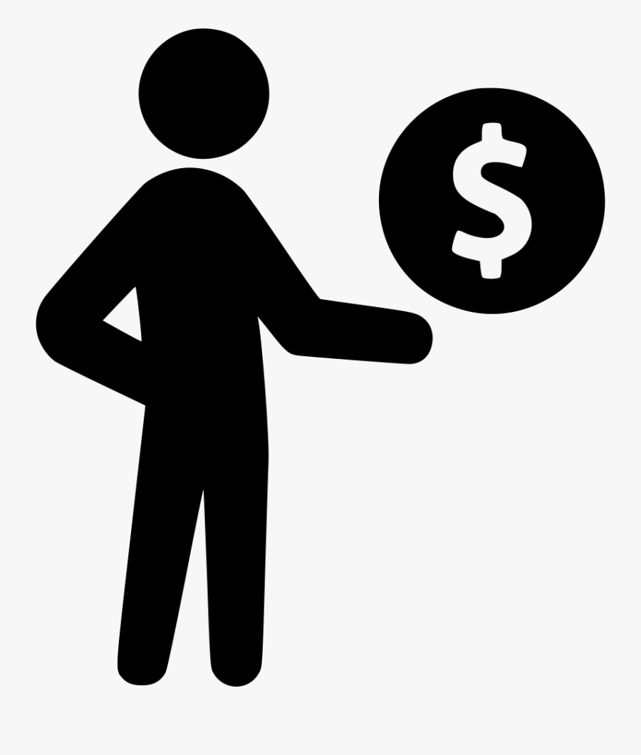 Businessman Clipart Salary - Sign, Transparent Clipart