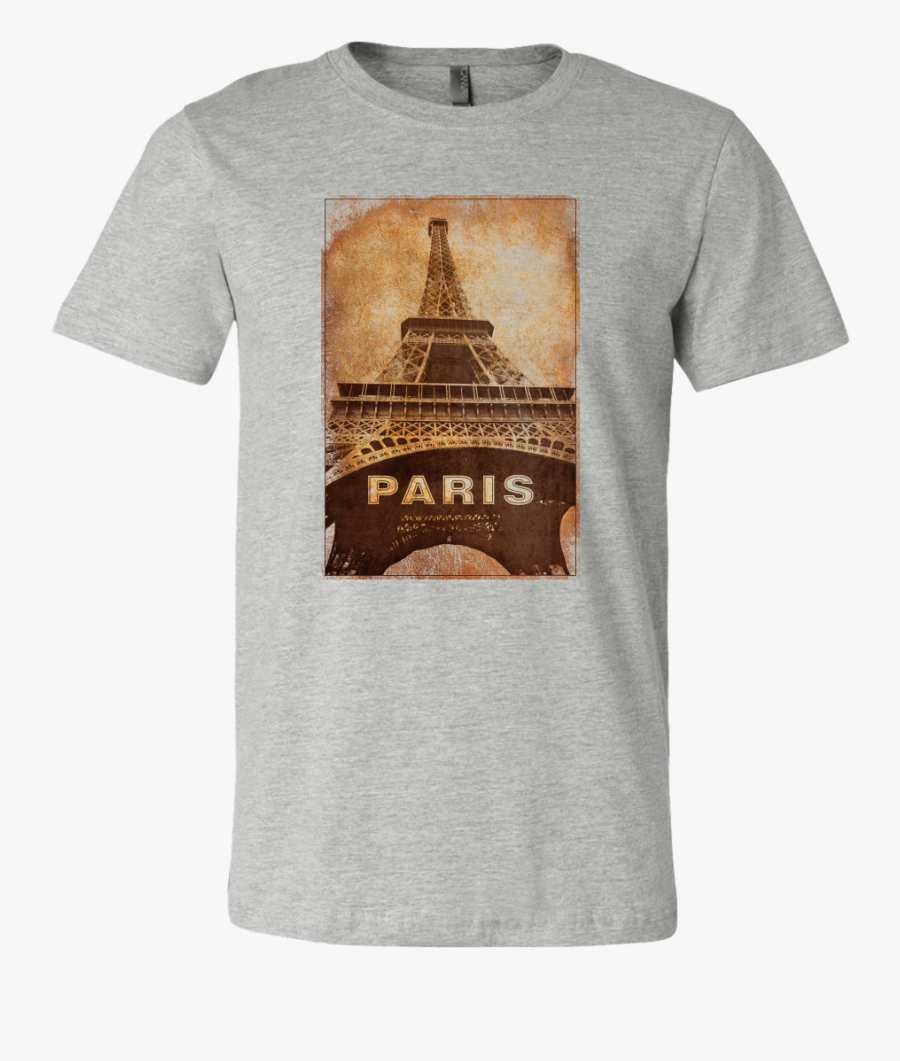 Stylish Unisex T-shirt "eiffel Tower - T Shirt Water Polo, Transparent Clipart