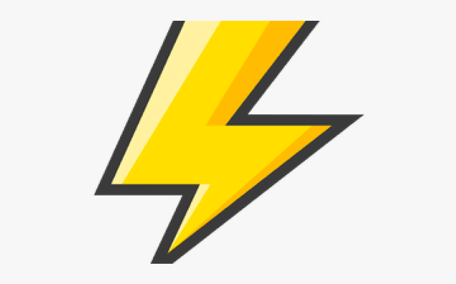 Graphic Lightning Bolt - Transparent Lightning Bolt Clipart, Transparent Clipart