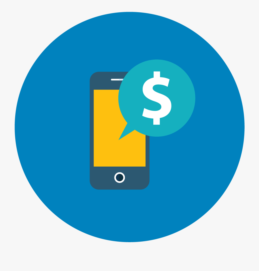 Pay Transparent Png - Mobile Money Icon Png, Transparent Clipart