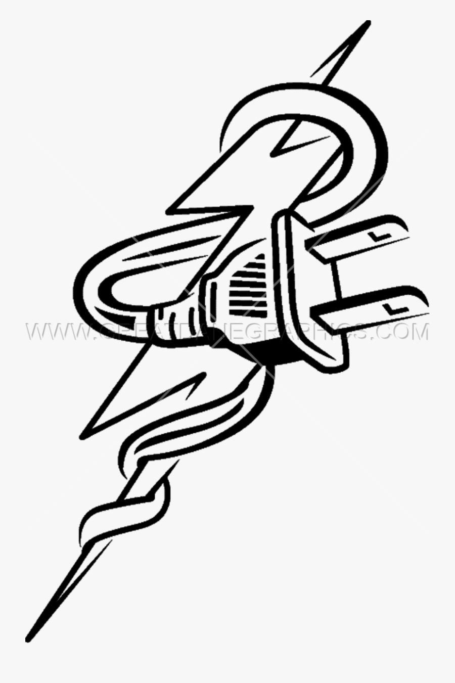 Drawing At Getdrawings Com - Lightning Bolt And Plug, Transparent Clipart