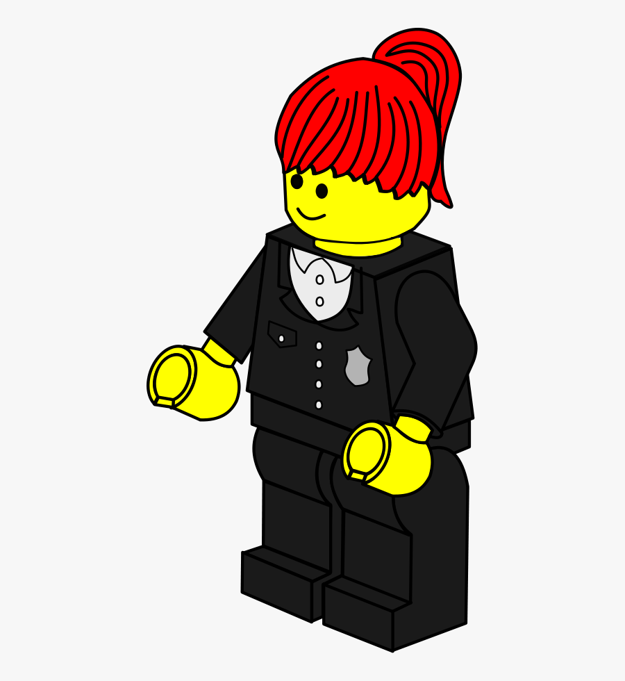 Lego Town Policewoman Svg Clip Arts - Lego Clip Art, Transparent Clipart