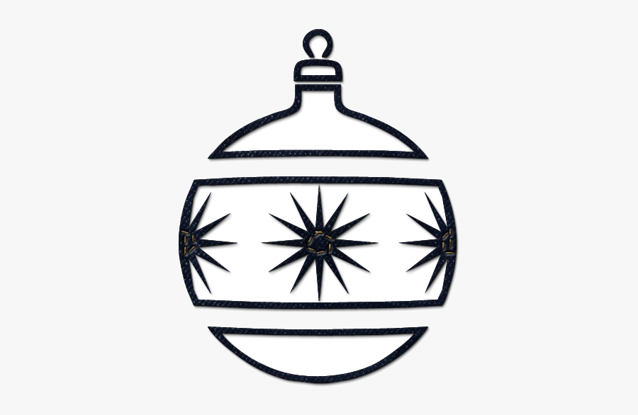 Christmas Ornament Black And White Clip Art Clipartfest