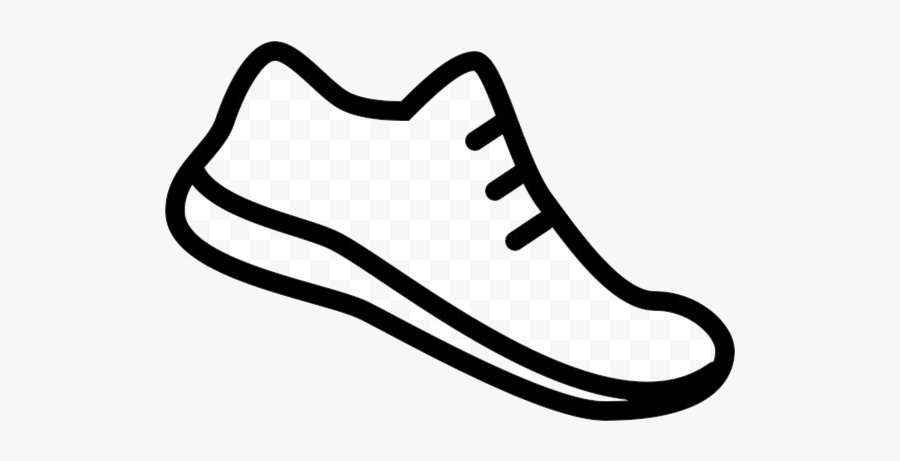 Easy Running Shoes Clipart Drawing Free Transparent - Draw A Running Shoe, Transparent Clipart