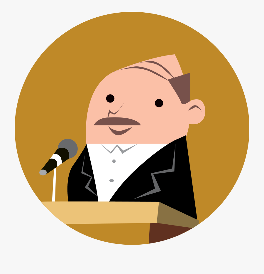 Man Giving Speech - Give A Speech Png, Transparent Clipart