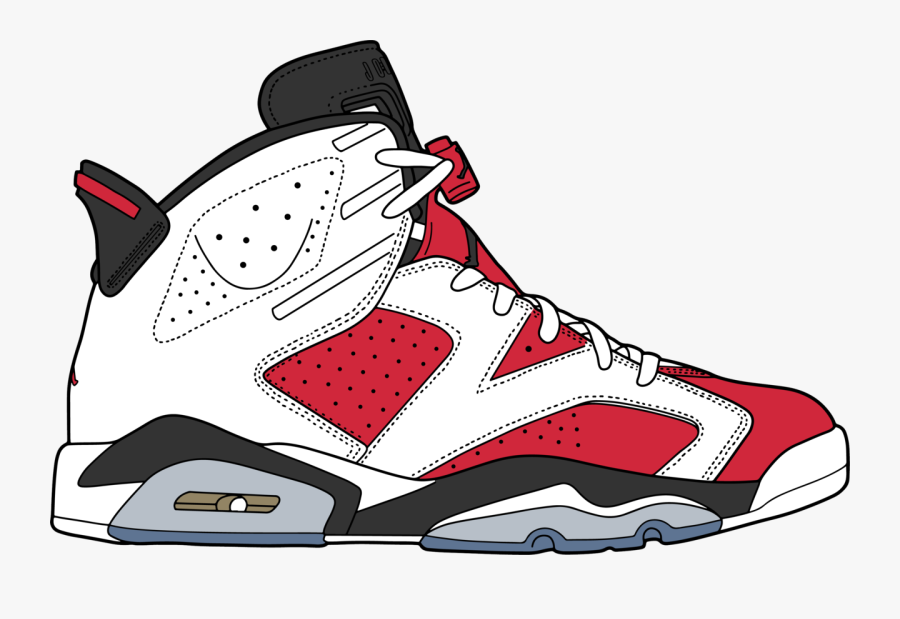 Air Jordan 6 “carmines” - Jordan Oreo 6, Transparent Clipart