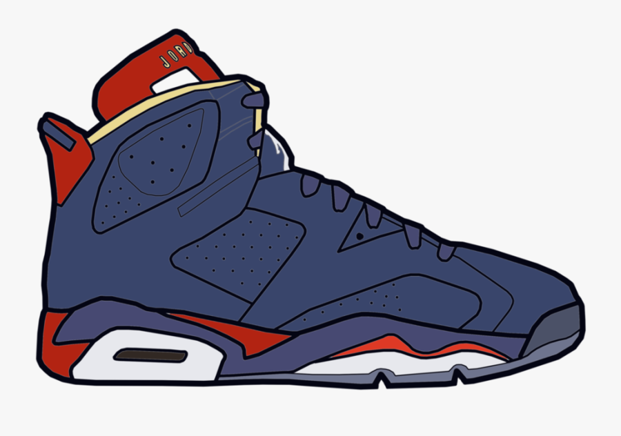 Jumpman Air Jordan Shoe Drawing Sneakers - Jordans Drawing Png , Free Trans...