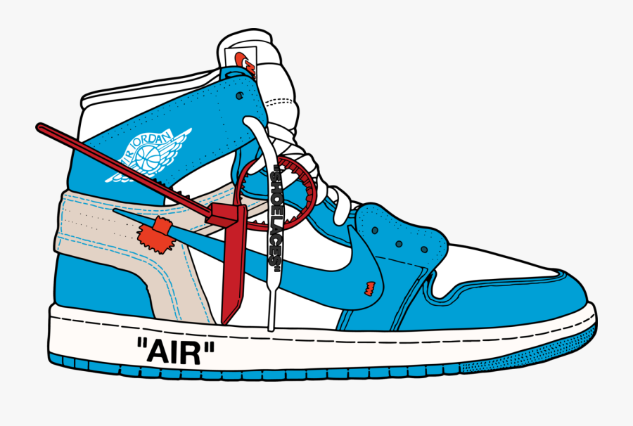 off white jordan 1 background