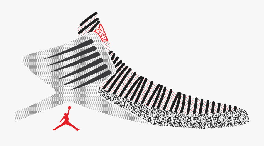 A Visual History Of Every Air Jordan - Air Jordan, Transparent Clipart