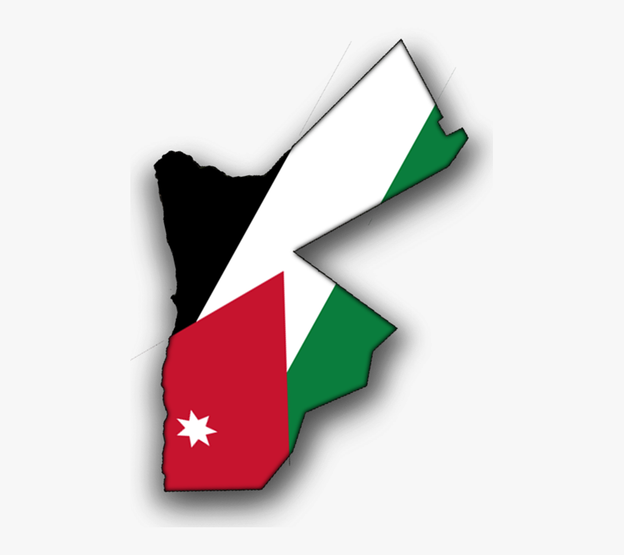 Asia Map, World Thinking Day, Flags Of The World, Jordan - Map And Flag Of Jordan, Transparent Clipart