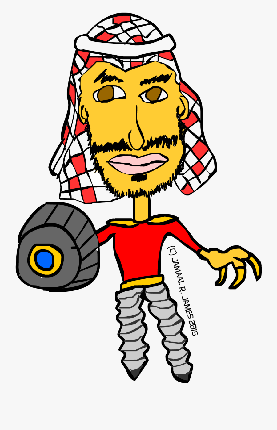 Abraham The Rescuer Concept Art Created By Cartoonist - Cartoon, Transparent Clipart