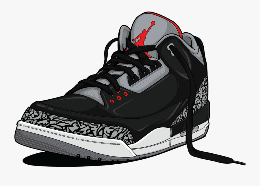 Jordan Shoes - Jordan Shoes Cartoon, Transparent Clipart