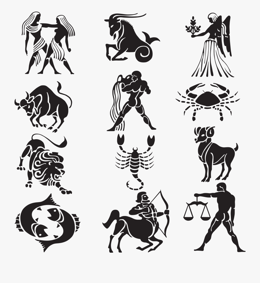 Zodiac Signs Transparent, Transparent Clipart