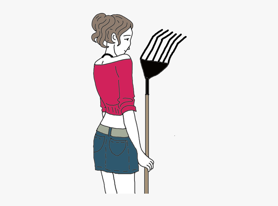 Rake - Cartoon, Transparent Clipart