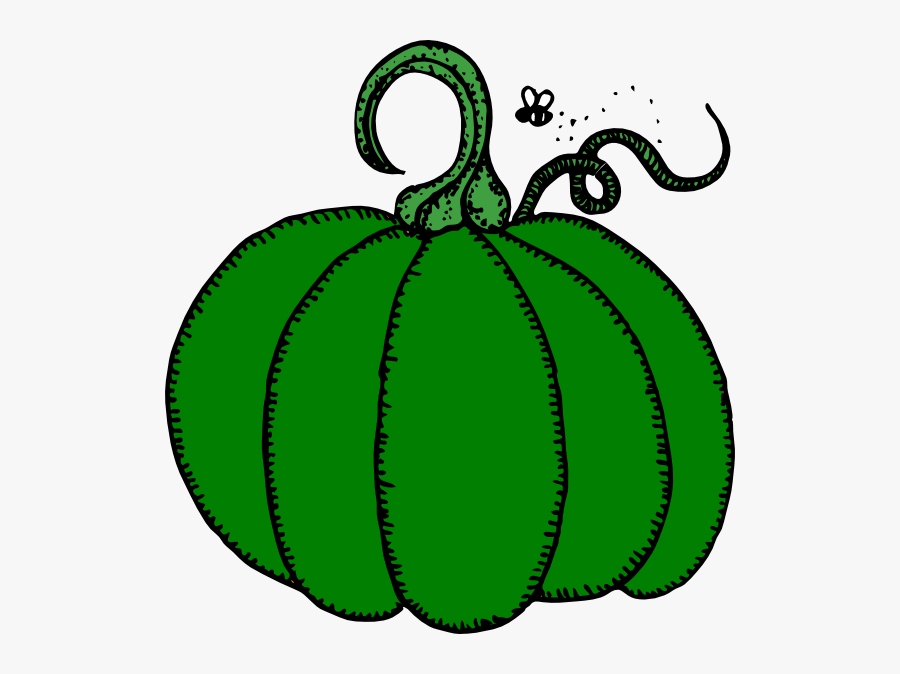 Green Clip Art At - Fall Clip Art Pumpkin, Transparent Clipart