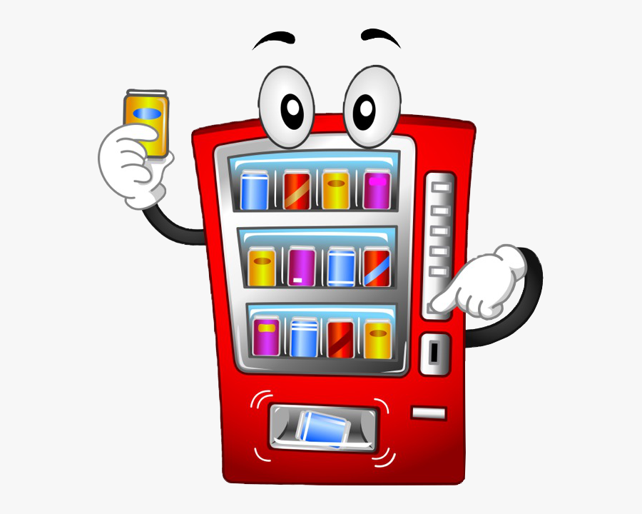 Free Cartoon Vending Machine, Transparent Clipart