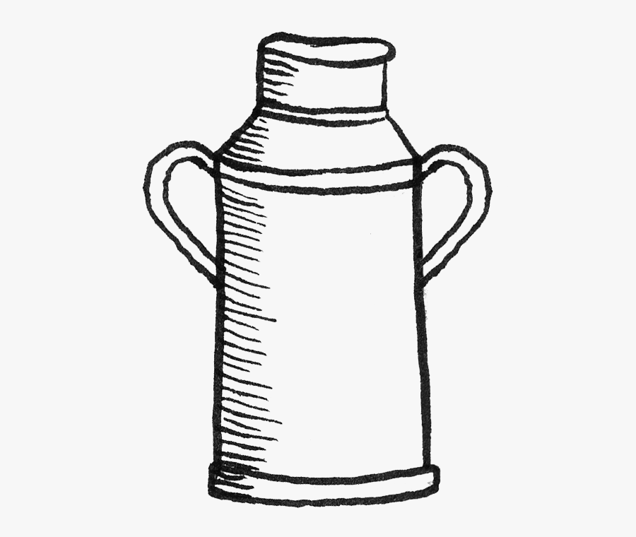 Transparent Water Pitcher Clipart - Vacuum Flask For Drawing, Transparent Clipart