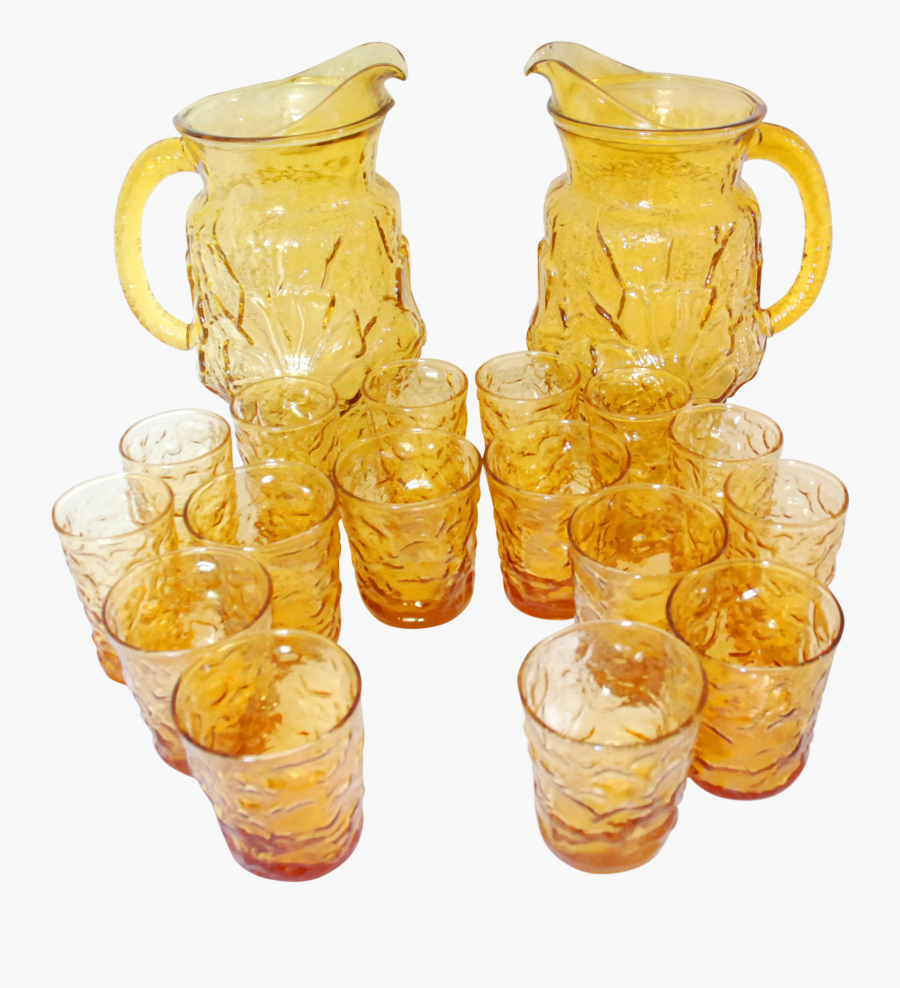 Clip Art Sangria Glasses And Pitcher - Jug, Transparent Clipart