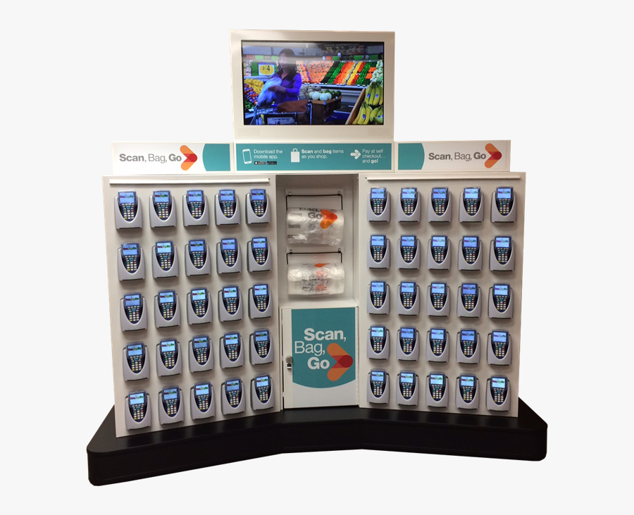 Kroger Scan Unit Low Boy - Computer Monitor, Transparent Clipart