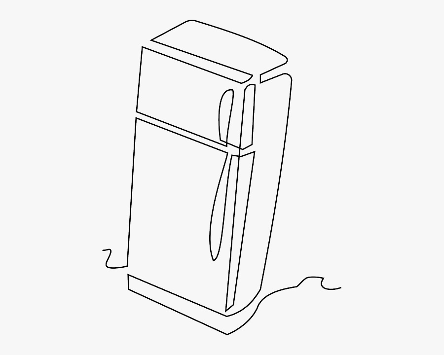 Refrigeration Clipart Black And White, Transparent Clipart