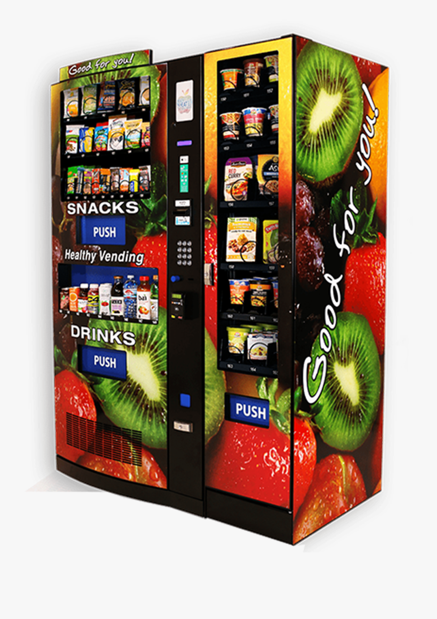 The Demand For Healthy Food Choices Is Exploding - Healthy Vending Machines, Transparent Clipart