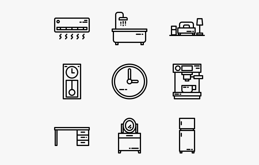 Home Equipment - Icon, Transparent Clipart
