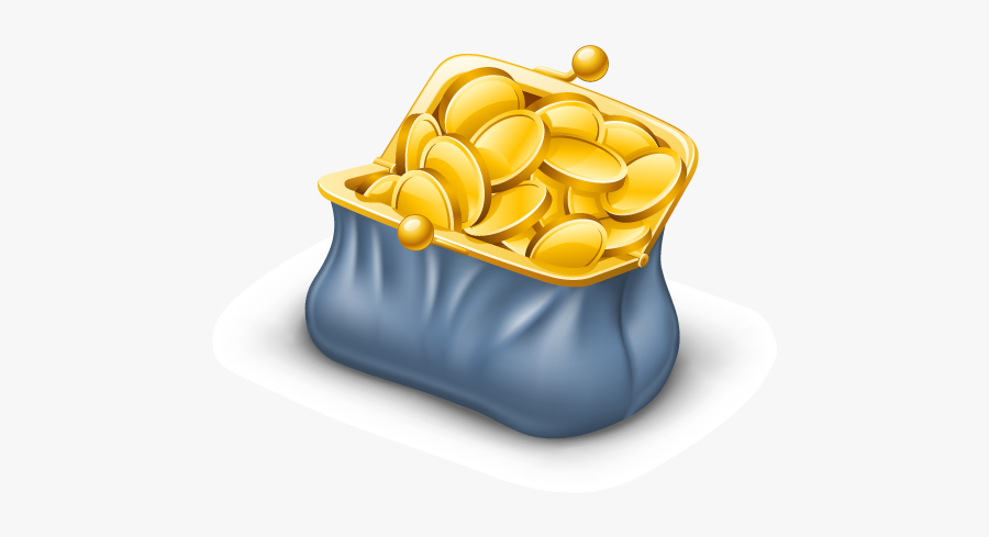 Gold Money Coins Bag Vector Of Coin Clipart - Money Vector, Transparent Clipart
