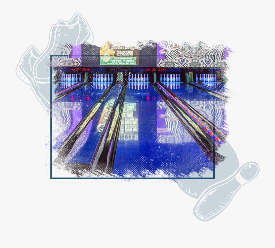 Bowl At The All Star - Ten-pin Bowling, Transparent Clipart