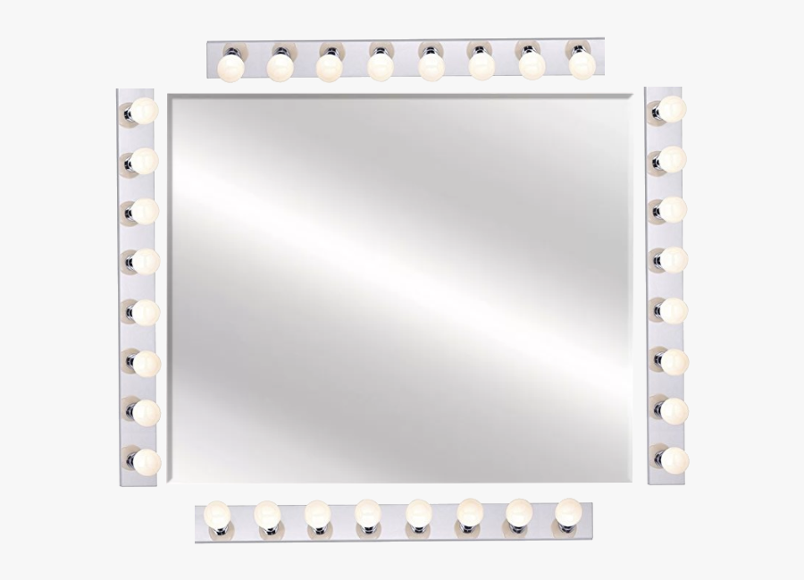 Lighting Clipart Hollywood Light - Mirror With Lights Png, Transparent Clipart