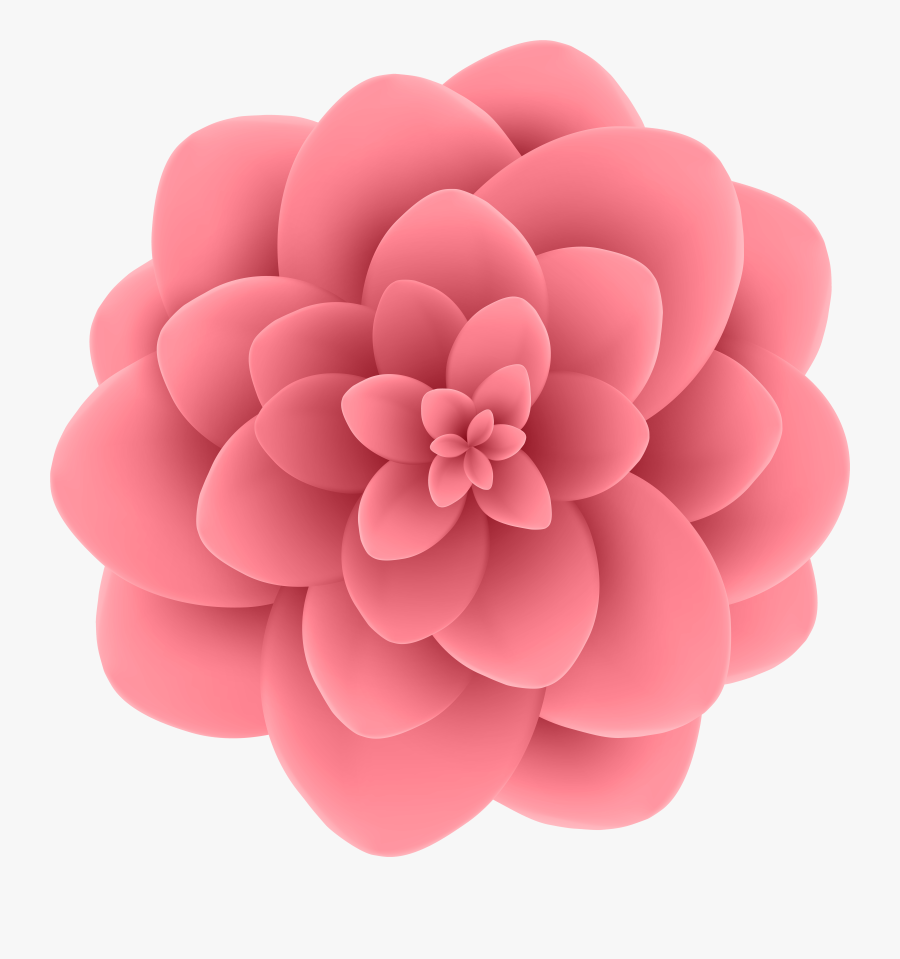 Pink Flowers Bead, Transparent Clipart